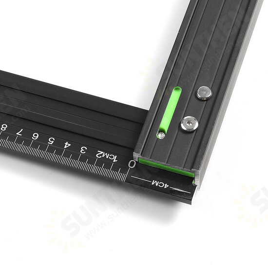 7 Inch Aluminum Alloy Triangle Ruler Angle Protractor Miter Speed 90° Square Measuring Ruler Metric Imperial For Woodworking Tool 7 Inch Aluminum Alloy Triangle Ruler Angle Protractor Miter Speed 90° Square Measuring Ruler Metric Imperial For Woodworking Tool