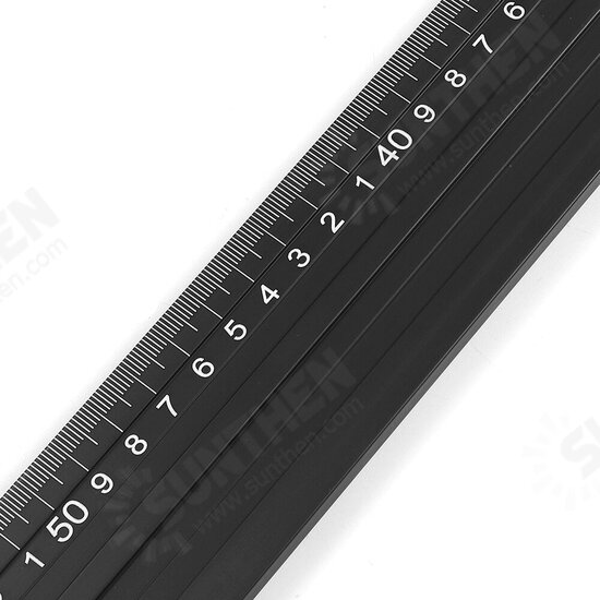 7 Inch Aluminum Alloy Triangle Ruler Angle Protractor Miter Speed 90° Square Measuring Ruler Metric Imperial For Woodworking Tool 7 Inch Aluminum Alloy Triangle Ruler Angle Protractor Miter Speed 90° Square Measuring Ruler Metric Imperial For Woodworking Tool
