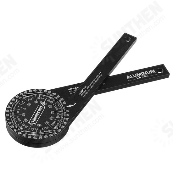 7-Inch Aluminum Protractor Angle Finder Miter Saw Protractor Featuring Precision Laser-Inside & Outside Miter for Carpenters, Plumbers and All 7-Inch Aluminum Protractor Angle Finder Miter Saw Protractor Featuring Precision Laser-Inside & Outside Miter for Carpenters, Plumbers and All