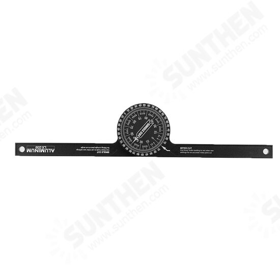7-Inch Aluminum Protractor Angle Finder Miter Saw Protractor Featuring Precision Laser-Inside & Outside Miter for Carpenters, Plumbers and All 7-Inch Aluminum Protractor Angle Finder Miter Saw Protractor Featuring Precision Laser-Inside & Outside Miter for Carpenters, Plumbers and All