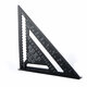 7 inch/12 inch Triangle Rule Protractor Aluminum Alloy for Woodworking Square Layout Gauge Measuring Tool Measuring Ruler 7 inch/12 inch Triangle Rule Protractor Aluminum Alloy for Woodworking Square Layout Gauge Measuring Tool Measuring Ruler