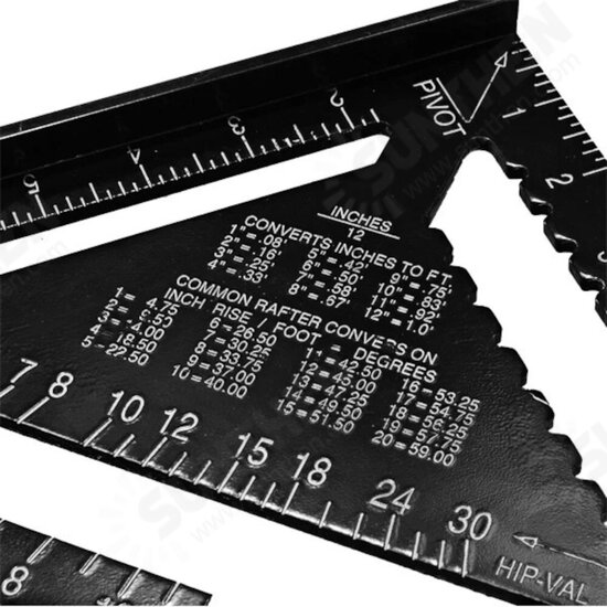 7 inch/12 inch Triangle Rule Protractor Aluminum Alloy for Woodworking Square Layout Gauge Measuring Tool Measuring Ruler 7 inch/12 inch Triangle Rule Protractor Aluminum Alloy for Woodworking Square Layout Gauge Measuring Tool Measuring Ruler