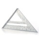 7 inch/12 inch Triangle Rule Protractor Aluminum Alloy for Woodworking Square Layout Gauge Measuring Tool Measuring Ruler 7 inch/12 inch Triangle Rule Protractor Aluminum Alloy for Woodworking Square Layout Gauge Measuring Tool Measuring Ruler