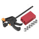 7/8Pcs Pocket Hole Jig Pocket Hole Screw Jig Dowel Drill Joinery Kit Woodworking Guides Tool 7/8Pcs Pocket Hole Jig Pocket Hole Screw Jig Dowel Drill Joinery Kit Woodworking Guides Tool