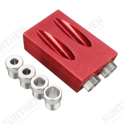 7/8Pcs Pocket Hole Jig Pocket Hole Screw Jig Dowel Drill Joinery Kit Woodworking Guides Tool