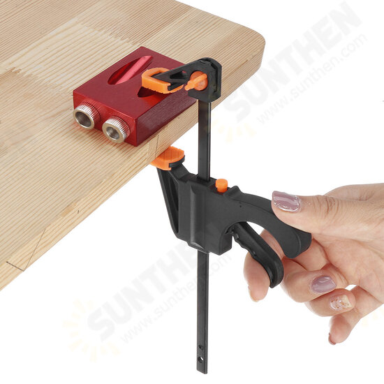 7/8Pcs Pocket Hole Jig Pocket Hole Screw Jig Dowel Drill Joinery Kit Woodworking Guides Tool 7/8Pcs Pocket Hole Jig Pocket Hole Screw Jig Dowel Drill Joinery Kit Woodworking Guides Tool