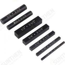 7Pcs Woodworking Precision Aluminum Alloy Setup Bars Setup Blocks Height Gauge Set for Router and Table Saw Accessories