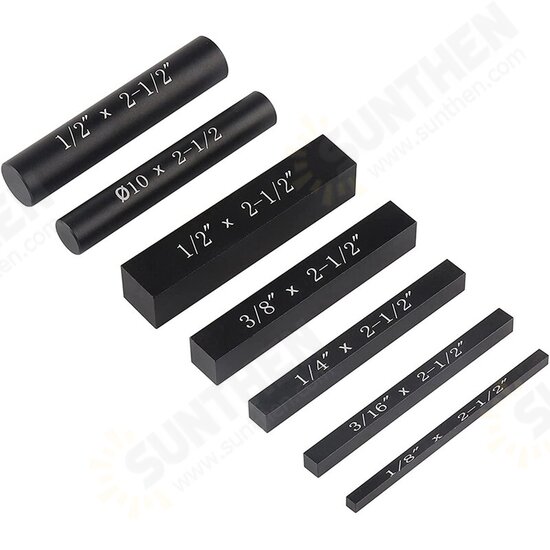 7Pcs Woodworking Precision Aluminum Alloy Setup Bars Setup Blocks Height Gauge Set for Router and Table Saw Accessories 7Pcs Woodworking Precision Aluminum Alloy Setup Bars Setup Blocks Height Gauge Set for Router and Table Saw Accessories