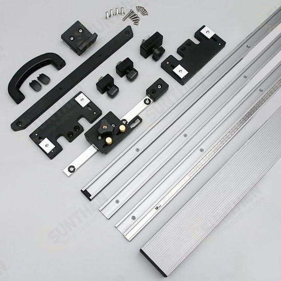 800/1000mm Aluminum Alloy Electric Circular Saw Flip Fence Set / 2pcs bracket Woodworking Tool 800/1000mm Aluminum Alloy Electric Circular Saw Flip Fence Set / 2pcs bracket Woodworking Tool
