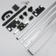 800/1000mm Aluminum Alloy Electric Circular Saw Flip Fence Set / 2pcs bracket Woodworking Tool 800/1000mm Aluminum Alloy Electric Circular Saw Flip Fence Set / 2pcs bracket Woodworking Tool