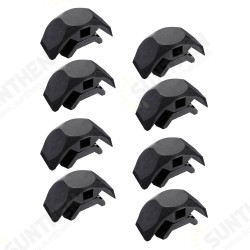 8PCS Wood Clamp Panel Connectors Right Angle Clip Set for Creative DIY Furniture Closet Table Storage Shelf Hard Plastic Material Fit for Wood Board