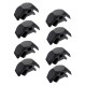 8PCS Wood Clamp Panel Connectors Right Angle Clip Set for Creative DIY Furniture Closet Table Storage Shelf Hard Plastic Material Fit for Wood Board 8PCS Wood Clamp Panel Connectors Right Angle Clip Set for Creative DIY Furniture Closet Table Storage Shelf Hard Plastic Material Fit for Wood Board