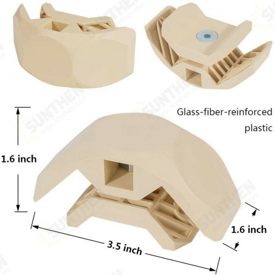 8PCS Wood Clamp Panel Connectors Right Angle Clip Set for Creative DIY Furniture Closet Table Storage Shelf Hard Plastic Material Fit for Wood Board 8PCS Wood Clamp Panel Connectors Right Angle Clip Set for Creative DIY Furniture Closet Table Storage Shelf Hard Plastic Material Fit for Wood Board