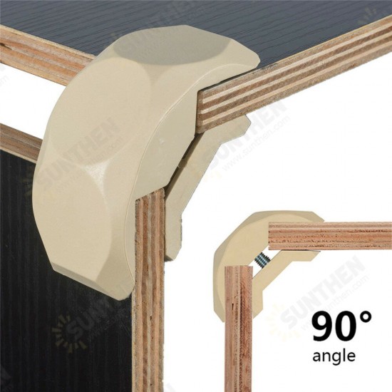 8PCS Wood Clamp Panel Connectors Right Angle Clip Set for Creative DIY Furniture Closet Table Storage Shelf Hard Plastic Material Fit for Wood Board 8PCS Wood Clamp Panel Connectors Right Angle Clip Set for Creative DIY Furniture Closet Table Storage Shelf Hard Plastic Material Fit for Wood Board