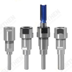 8mm 12mm 1/2 Inch Shank Router Bit Extension Rod Collet Engraving Machine Extension Milling Cutter Woodworking Tool 8mm 12mm 1/2 Inch Shank Router Bit Extension Rod Collet Engraving Machine Extension Milling Cutter Woodworking Tool