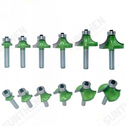 8mm Corner Round Over Router Bit with Bearing for Wood Woodworking Tool Tungsten Carbide Milling Cutter 8mm Corner Round Over Router Bit with Bearing for Wood Woodworking Tool Tungsten Carbide Milling Cutter