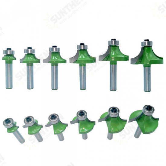 8mm Corner Round Over Router Bit with Bearing for Wood Woodworking Tool Tungsten Carbide Milling Cutter 8mm Corner Round Over Router Bit with Bearing for Wood Woodworking Tool Tungsten Carbide Milling Cutter