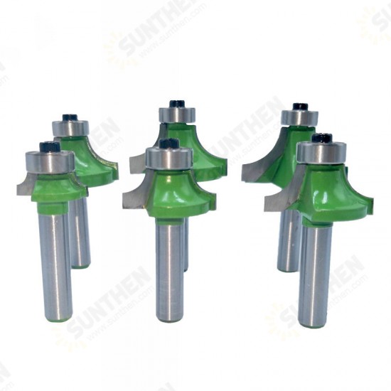 8mm Corner Round Over Router Bit with Bearing for Wood Woodworking Tool Tungsten Carbide Milling Cutter 8mm Corner Round Over Router Bit with Bearing for Wood Woodworking Tool Tungsten Carbide Milling Cutter