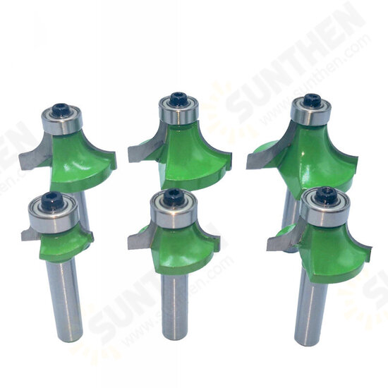 8mm Corner Round Over Router Bit with Bearing for Wood Woodworking Tool Tungsten Carbide Milling Cutter 8mm Corner Round Over Router Bit with Bearing for Wood Woodworking Tool Tungsten Carbide Milling Cutter