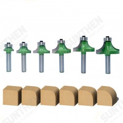 8mm Corner Round Over Router Bit with Bearing for Wood Woodworking Tool Tungsten Carbide Milling Cutter 8mm Corner Round Over Router Bit with Bearing for Wood Woodworking Tool Tungsten Carbide Milling Cutter