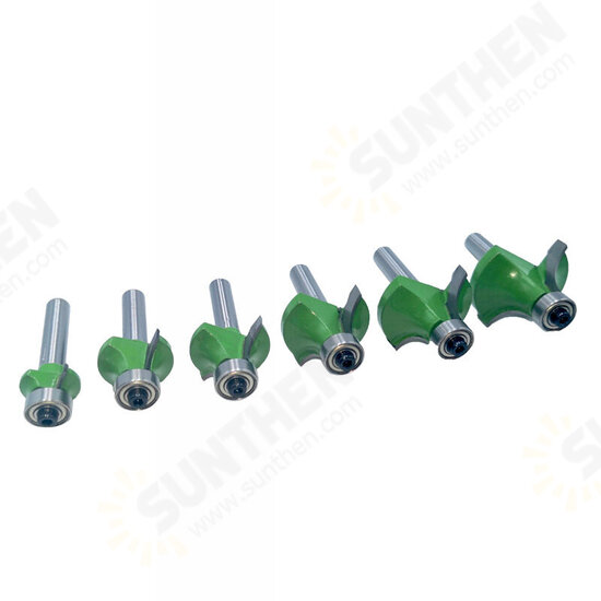 8mm Corner Round Over Router Bit with Bearing for Wood Woodworking Tool Tungsten Carbide Milling Cutter 8mm Corner Round Over Router Bit with Bearing for Wood Woodworking Tool Tungsten Carbide Milling Cutter
