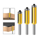 8mm Flush Trim bit Z4 Pattern Router Bit Top & Bottom Bearing Bits Milling Cutter For Wood Woodworking Cutters 8mm Flush Trim bit Z4 Pattern Router Bit Top & Bottom Bearing Bits Milling Cutter For Wood Woodworking Cutters