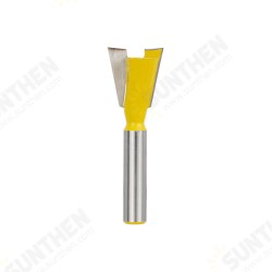 8mm Shank Dovetail Milling Cutter Slotting Woodworking Carving Router Bit for Woodworking Engraving Bit