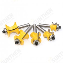 8mm Shank Round Over Router Bit 1/4 to 5/8 Inch Woodworking Edging Router Chisel Groove Cutter 8mm Shank Round Over Router Bit 1/4 to 5/8 Inch Woodworking Edging Router Chisel Groove Cutter