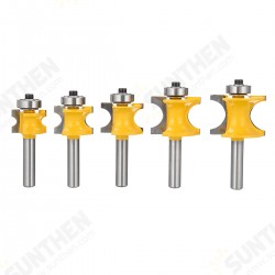 8mm Shank Round Over Router Bit 1/4 to 5/8 Inch Woodworking Edging Router Chisel Groove Cutter 8mm Shank Round Over Router Bit 1/4 to 5/8 Inch Woodworking Edging Router Chisel Groove Cutter
