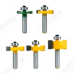8mm Shank T Slot Router Bit With Bearing Wood Slotting Milling Cutter T Type Rabbeting Woodwork Tools for Wood 8mm Shank T Slot Router Bit With Bearing Wood Slotting Milling Cutter T Type Rabbeting Woodwork Tools for Wood