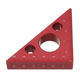 90 Degrees Aluminum Alloy Height Ruler Metric Inch Woodworking Triangular Ruler Measuring Ruler 90 Degrees Aluminum Alloy Height Ruler Metric Inch Woodworking Triangular Ruler Measuring Ruler