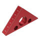 90 Degrees Aluminum Alloy Height Ruler Metric Inch Woodworking Triangular Ruler Measuring Ruler 90 Degrees Aluminum Alloy Height Ruler Metric Inch Woodworking Triangular Ruler Measuring Ruler