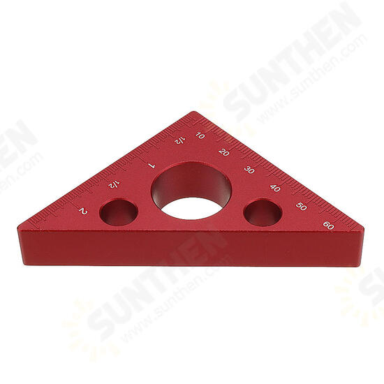 90 Degrees Aluminum Alloy Height Ruler Metric Inch Woodworking Triangular Ruler Measuring Ruler 90 Degrees Aluminum Alloy Height Ruler Metric Inch Woodworking Triangular Ruler Measuring Ruler