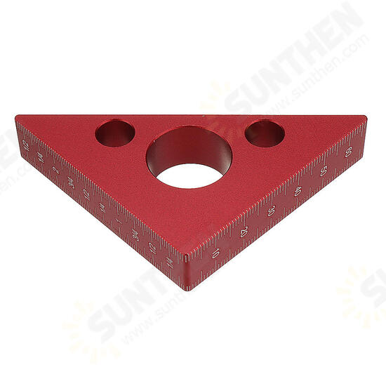 90 Degrees Aluminum Alloy Height Ruler Metric Inch Woodworking Triangular Ruler Measuring Ruler 90 Degrees Aluminum Alloy Height Ruler Metric Inch Woodworking Triangular Ruler Measuring Ruler