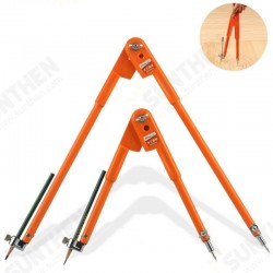 90/150cm Diameter Drawing Measure Gauge Distance Compass Woodworking Craft Design Layout Tool