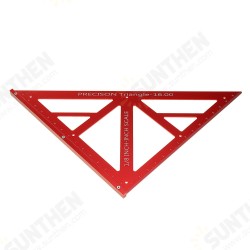 90/45 Degree Aluminum Alloy Multi-function Woodworking Triangle Ruler Inch Precision Triangle Ruler 90/45 Degree Aluminum Alloy Multi-function Woodworking Triangle Ruler Inch Precision Triangle Ruler