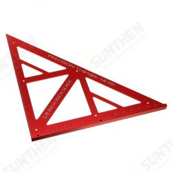 90/45 Degree Aluminum Alloy Multi-function Woodworking Triangle Ruler Inch Precision Triangle Ruler 90/45 Degree Aluminum Alloy Multi-function Woodworking Triangle Ruler Inch Precision Triangle Ruler