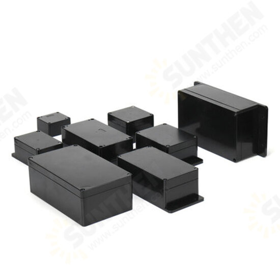 ABS Black Plastic Electronics Project Box Enclosure Hobby Case With Screws ABS Black Plastic Electronics Project Box Enclosure Hobby Case With Screws