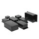 ABS Black Plastic Electronics Project Box Enclosure Hobby Case With Screws ABS Black Plastic Electronics Project Box Enclosure Hobby Case With Screws
