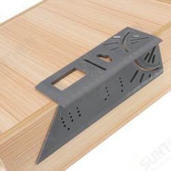 ABS Plastic Woodworking 0-170mm T Ruler 45 90 Degree Angle Ruler Multifunctional Marking Protractor Gauge Measuring Tools