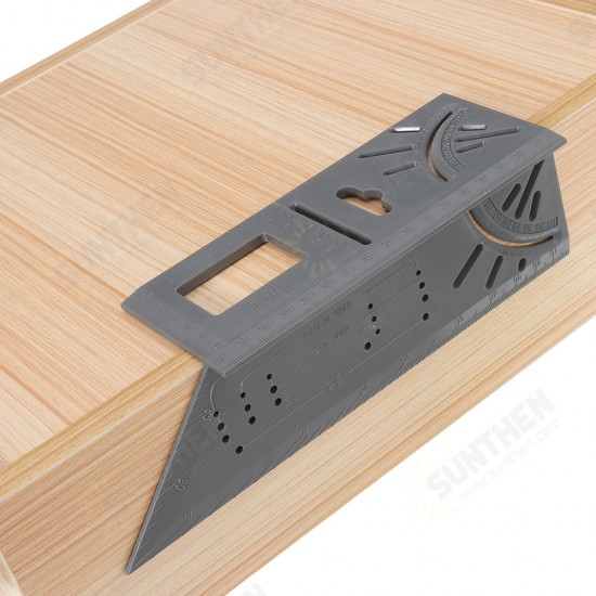 ABS Plastic Woodworking 0-170mm T Ruler 45 90 Degree Angle Ruler Multifunctional Marking Protractor Gauge Measuring Tools ABS Plastic Woodworking 0-170mm T Ruler 45 90 Degree Angle Ruler Multifunctional Marking Protractor Gauge Measuring Tools