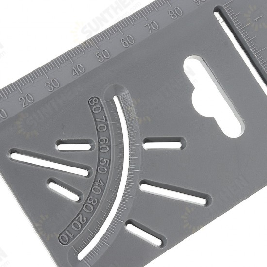 ABS Plastic Woodworking 0-170mm T Ruler 45 90 Degree Angle Ruler Multifunctional Marking Protractor Gauge Measuring Tools ABS Plastic Woodworking 0-170mm T Ruler 45 90 Degree Angle Ruler Multifunctional Marking Protractor Gauge Measuring Tools