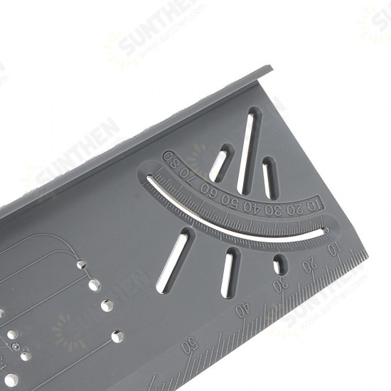 ABS Plastic Woodworking 0-170mm T Ruler 45 90 Degree Angle Ruler Multifunctional Marking Protractor Gauge Measuring Tools ABS Plastic Woodworking 0-170mm T Ruler 45 90 Degree Angle Ruler Multifunctional Marking Protractor Gauge Measuring Tools