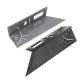 ABS Plastic Woodworking 0-170mm T Ruler 45 90 Degree Angle Ruler Multifunctional Marking Protractor Gauge Measuring Tools ABS Plastic Woodworking 0-170mm T Ruler 45 90 Degree Angle Ruler Multifunctional Marking Protractor Gauge Measuring Tools