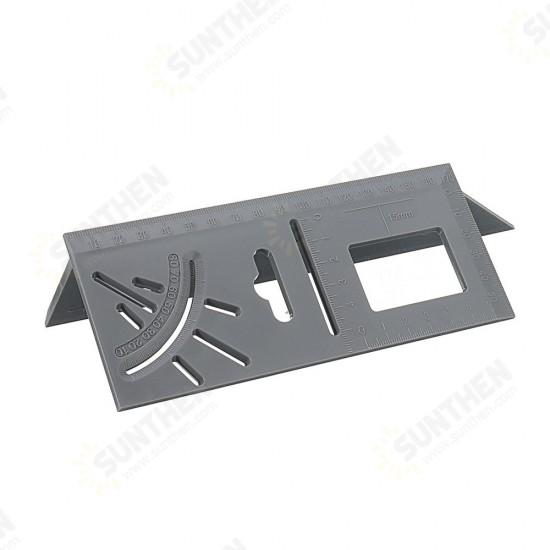 ABS Plastic Woodworking 0-170mm T Ruler 45 90 Degree Angle Ruler Multifunctional Marking Protractor Gauge Measuring Tools ABS Plastic Woodworking 0-170mm T Ruler 45 90 Degree Angle Ruler Multifunctional Marking Protractor Gauge Measuring Tools