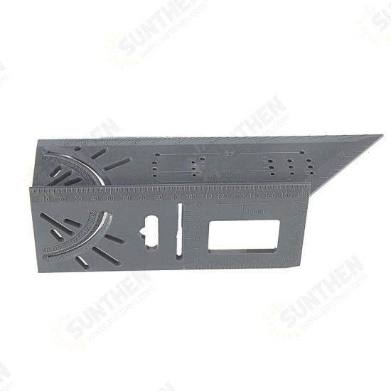 ABS Plastic Woodworking 0-170mm T Ruler 45 90 Degree Angle Ruler Multifunctional Marking Protractor Gauge Measuring Tools ABS Plastic Woodworking 0-170mm T Ruler 45 90 Degree Angle Ruler Multifunctional Marking Protractor Gauge Measuring Tools
