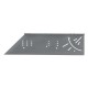 ABS Plastic Woodworking 0-170mm T Ruler 45 90 Degree Angle Ruler Multifunctional Marking Protractor Gauge Measuring Tools ABS Plastic Woodworking 0-170mm T Ruler 45 90 Degree Angle Ruler Multifunctional Marking Protractor Gauge Measuring Tools
