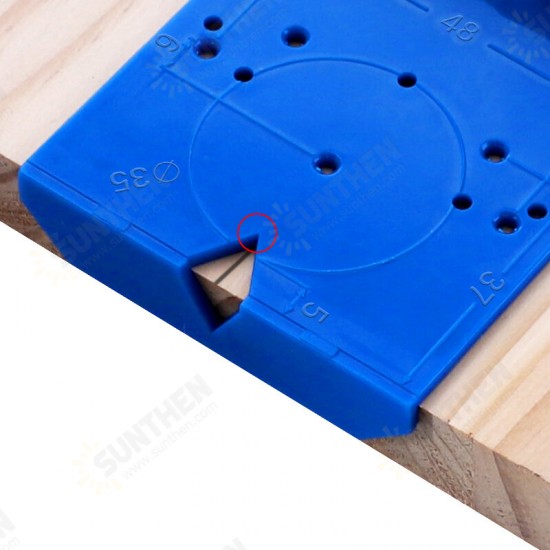 Abs Hinge Jig Drilling Guide Hing Installation Hole Door Cabinet Hinge Hole Locator Woodworking Accessories