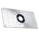 Aluminium Alloy Router Table Insert Plate with 4 Rings Screws for Woodworking Benches Aluminium Alloy Router Table Insert Plate with 4 Rings Screws for Woodworking Benches