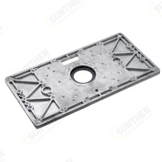 Aluminium Alloy Router Table Insert Plate with 4 Rings Screws for Woodworking Benches Aluminium Alloy Router Table Insert Plate with 4 Rings Screws for Woodworking Benches